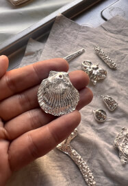 Silver Pendant or Earrings Workshop: Casting Nature Into Silver