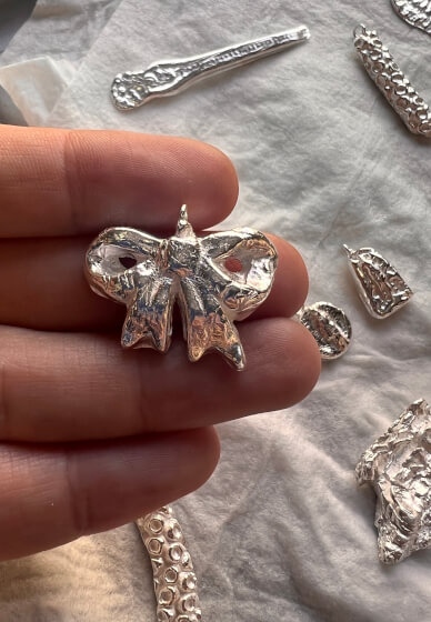 Silver Pendant or Earrings Workshop: Casting Nature Into Silver