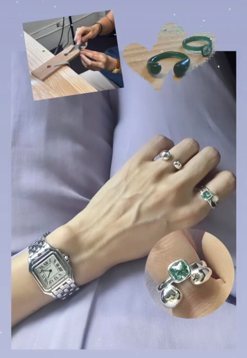 Silver Ring Making Class with Gemstones: Wax Carving
