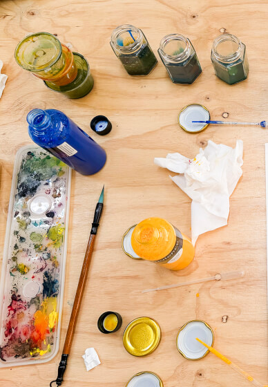 Simple Silk Painting Workshop for Beginners