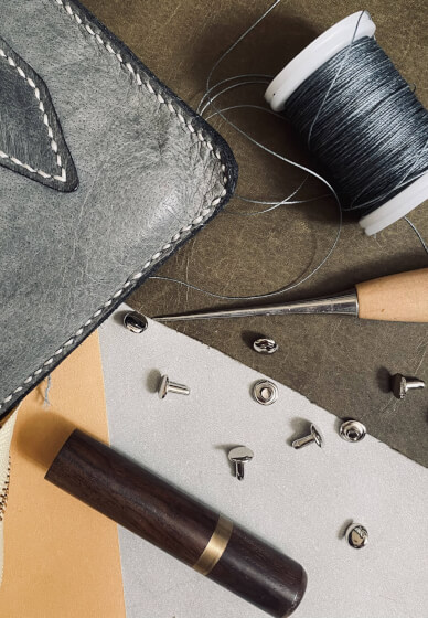 Single-Layer Leather Cardholder Making Workshop