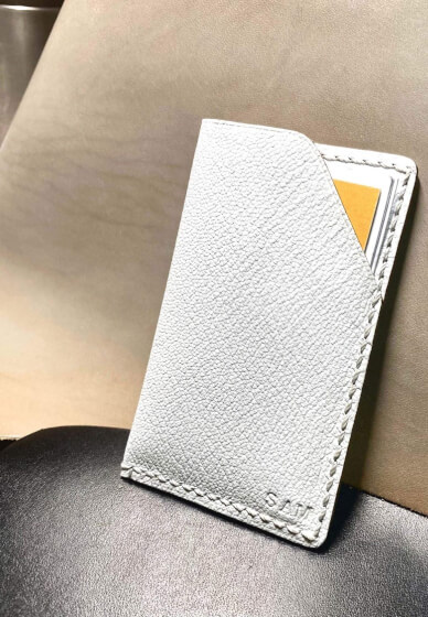 Single-Layer Leather Cardholder Making Workshop