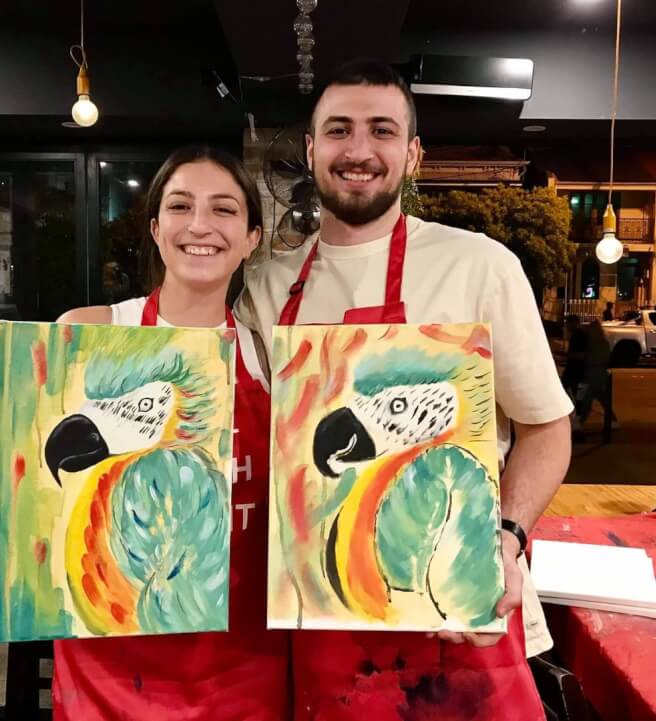Sip and Paint Class Canberra Experiences ClassBento