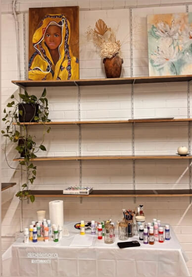 Sip and Paint Class: Creative Freedom on Canvas