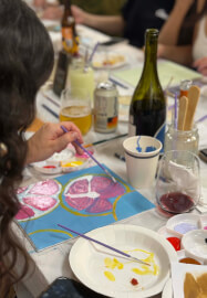 Sip and Paint Class: Creative Freedom on Canvas