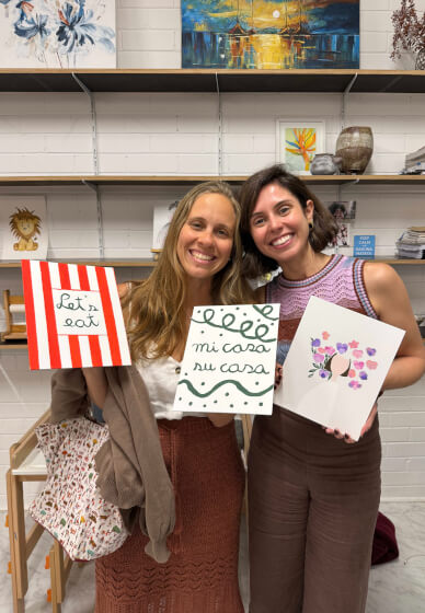 Sip and Paint Class: Creative Freedom on Canvas