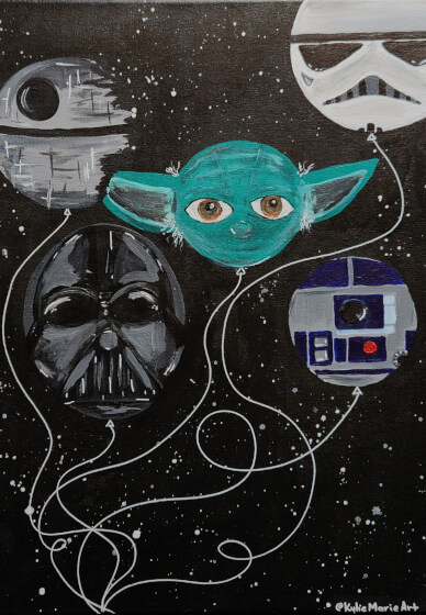 Sip and Paint Class with Bottomless Pizza