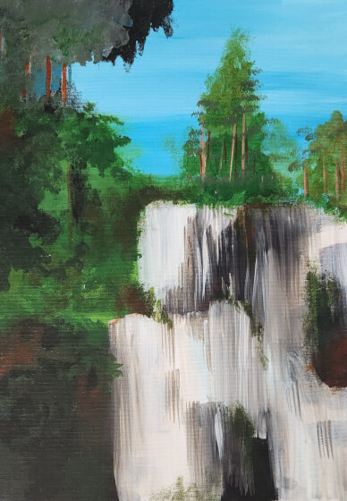 Sip and Paint Class with Bottomless Pizza