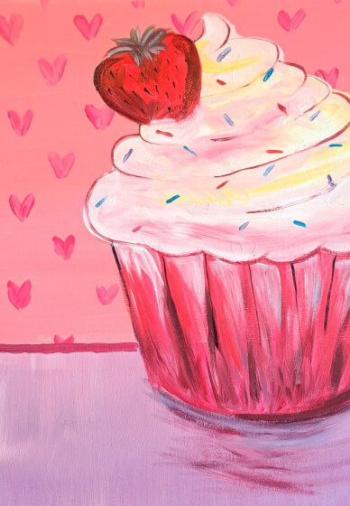 Sip and Paint Class with Bottomless Pizza