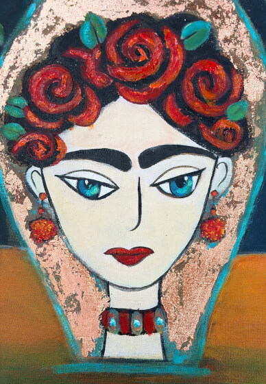 Sip and Paint Class with Paella: Frida Vase with Tulips