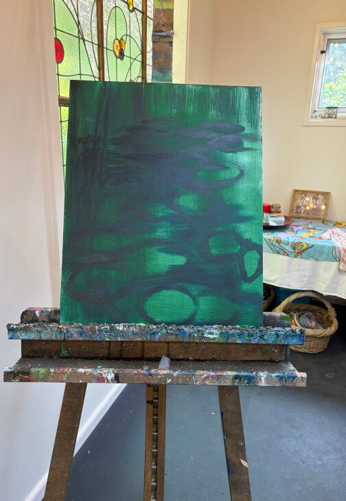 Sip and Paint Class with Paella: The Lotus Pond