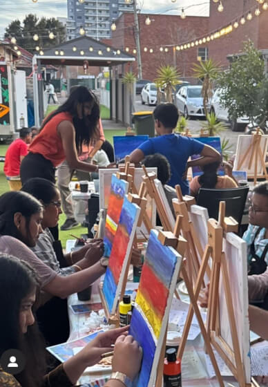 Sip and Paint Party Workshop