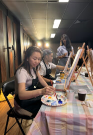 Sip and Paint Party Workshop