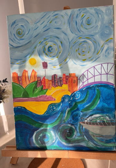 Sip and Paint Party Workshop