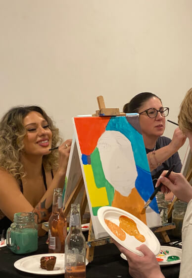 Sip and Paint Your Person Picasso-style Class