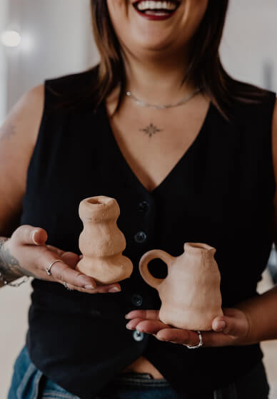 Sip and Sculpt: A Curated Pottery Experience