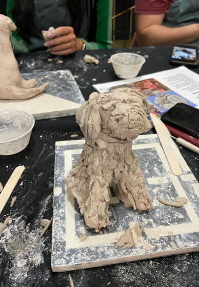 Sip and Sculpt Class: Make a Ceramic Pet Sculpture