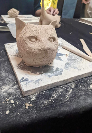 Sip and Sculpt Class: Make a Ceramic Pet Sculpture