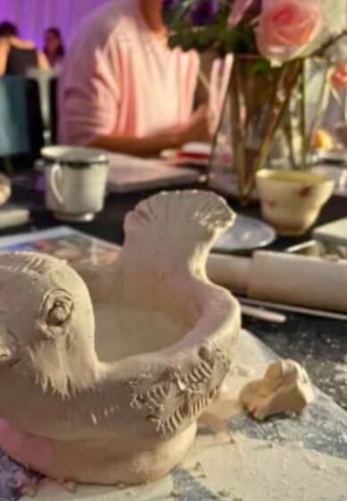 Sip and Sculpt Class: Make a Ceramic Pet Sculpture