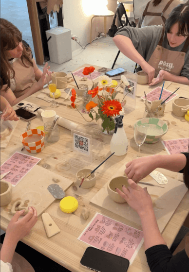 Sip and Sculpt Clay Class