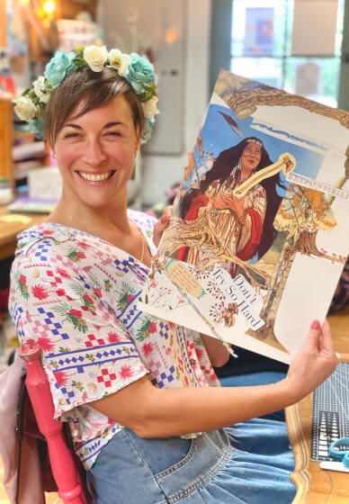 Sip and Snip Collage Workshop (at Montsalvat Arts, Eltham)