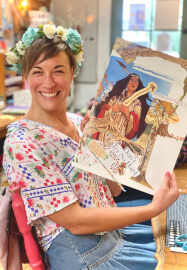 Sip and Snip Collage Workshop (at Montsalvat Arts, Eltham)