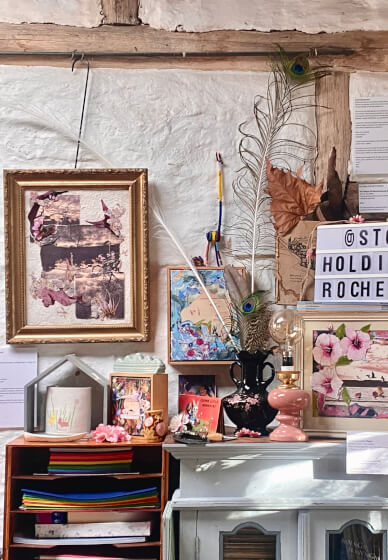 Sip and Snip Collage Workshop (at Montsalvat Arts, Eltham)