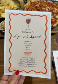 Sip and Speak: Spritz and Learn Italian Workshop