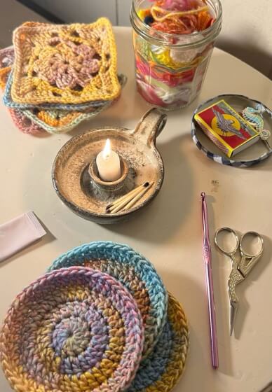 Sip and Stitch: A Relaxed Crochet Class for Absolute Beginners