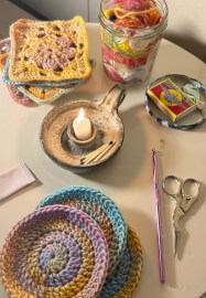 Sip and Stitch: A Relaxed Crochet Class for Absolute Beginners