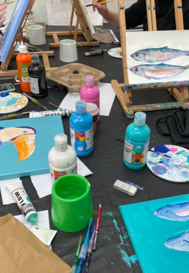 Sip Wine and Paint Class - Central Coast