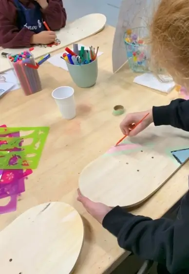 Skate Deck Art Party Workshop
