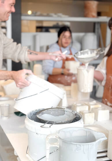 Slipcasting Ceramic Workshop: Marble Glaze