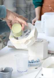 Slipcasting Ceramic Workshop: Marble Glaze