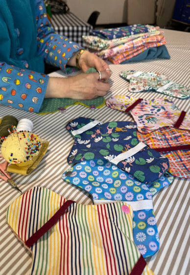 Slow Stitch Workshop with Izumi: Reusable Underwear Liner