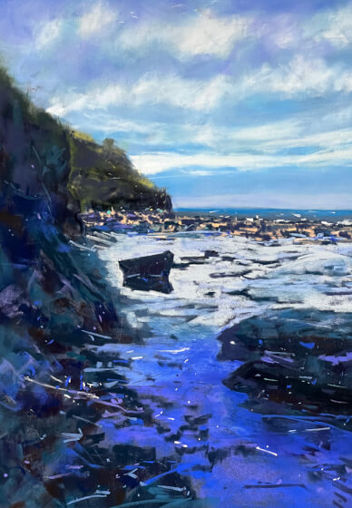 Soft Pastel Course: Clouds, Waves and Flowers