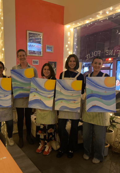 Solar Surfers Paint and Sip Workshop