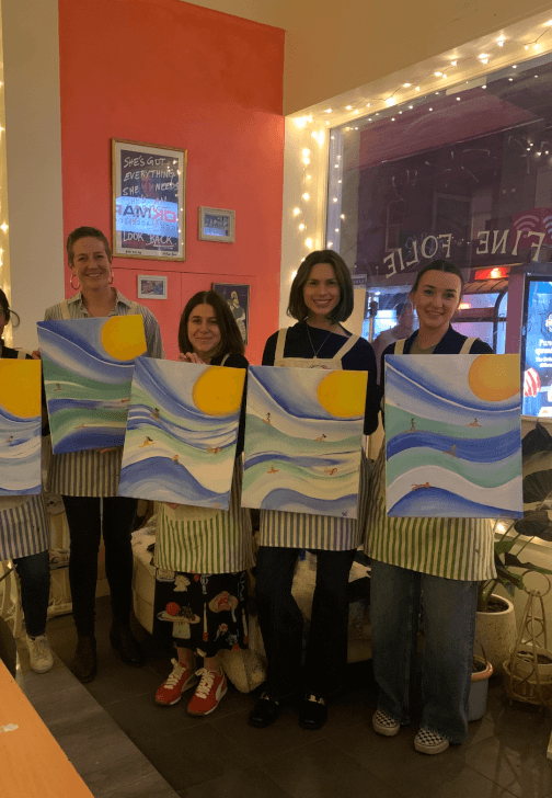 Solar Surfers Paint and Sip Workshop