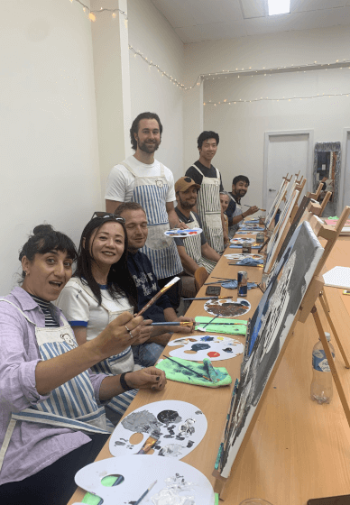 Solar Surfers Paint and Sip Workshop