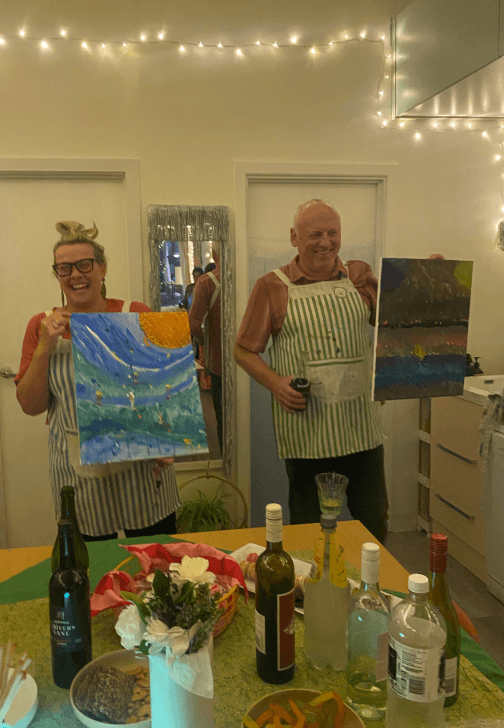 Solar Surfers Paint and Sip Workshop