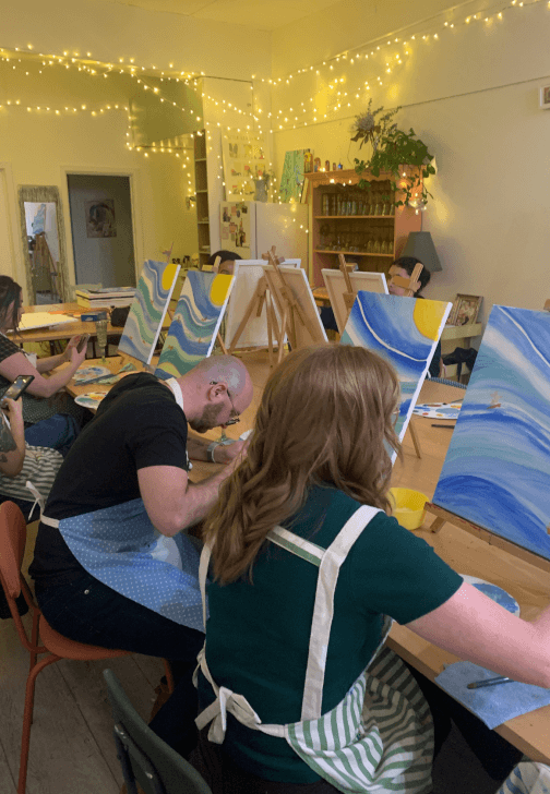 Solar Surfers Paint and Sip Workshop