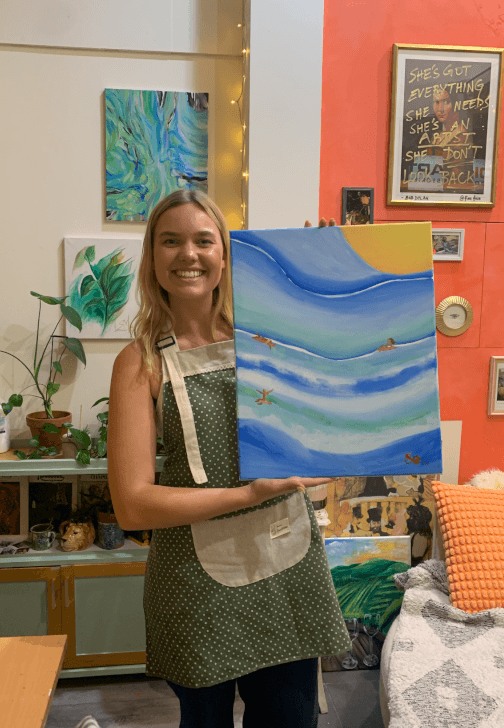 Solar Surfers Paint and Sip Workshop