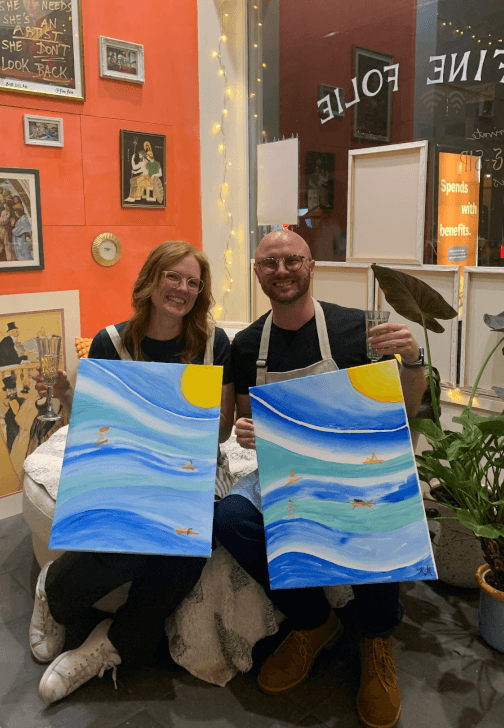 Solar Surfers Paint and Sip Workshop