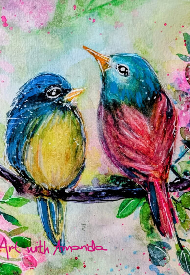 Song Birds - Watercolour Class