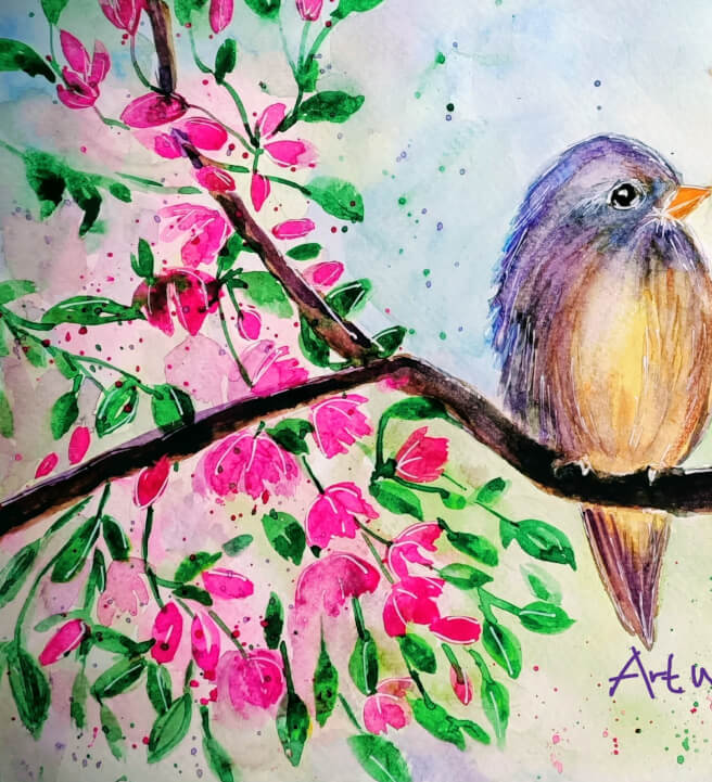 Song Birds - Watercolour Class