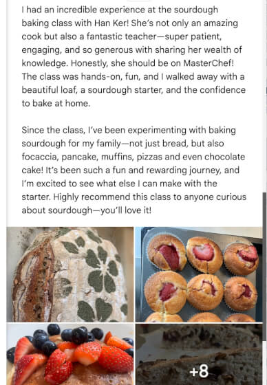 Sourdough Bread Making for Beginners Class