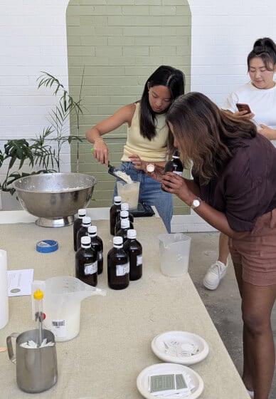 Soy Candle Making and Mimosas Workshop