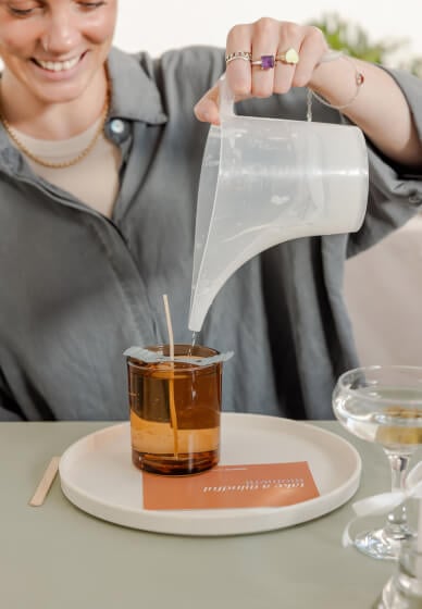 Soy Candle Making and Mimosas Workshop