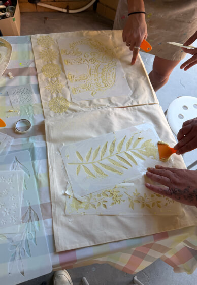 Soy Resist Dyeing Workshop