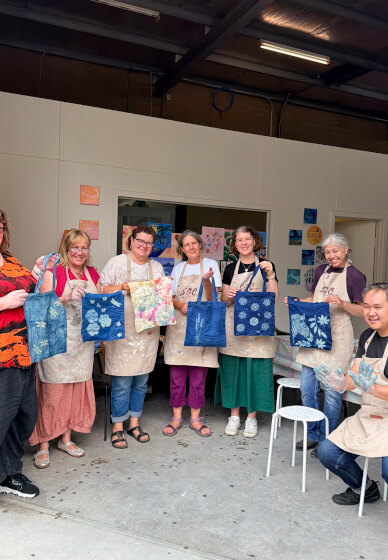 Soy Resist Dyeing Workshop